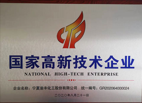 國家高新技術(shù)企業(yè)（2020）